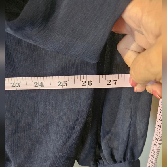 NWT Dex Chiffon Faux Wrap Ruffle Mini Dress Plus Size 2X - Picture 12 of 13